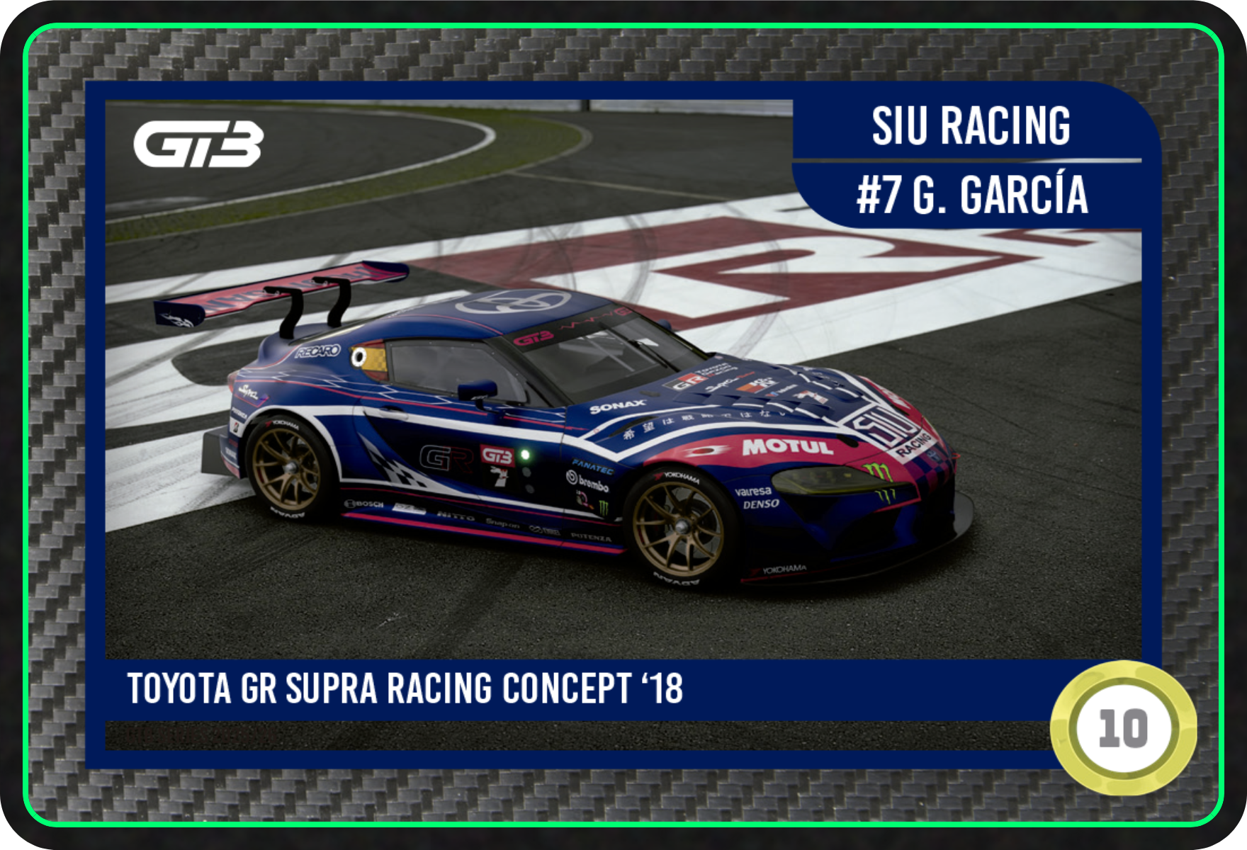 2025/26 Coche SiuRacing G.Garcia 2