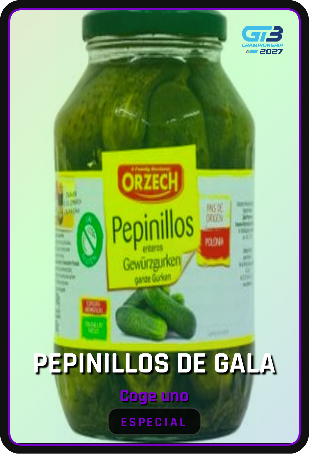 Pepinillos de gala